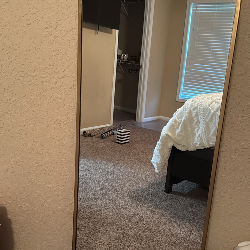 Elegant Gold Framed Wall Mirror